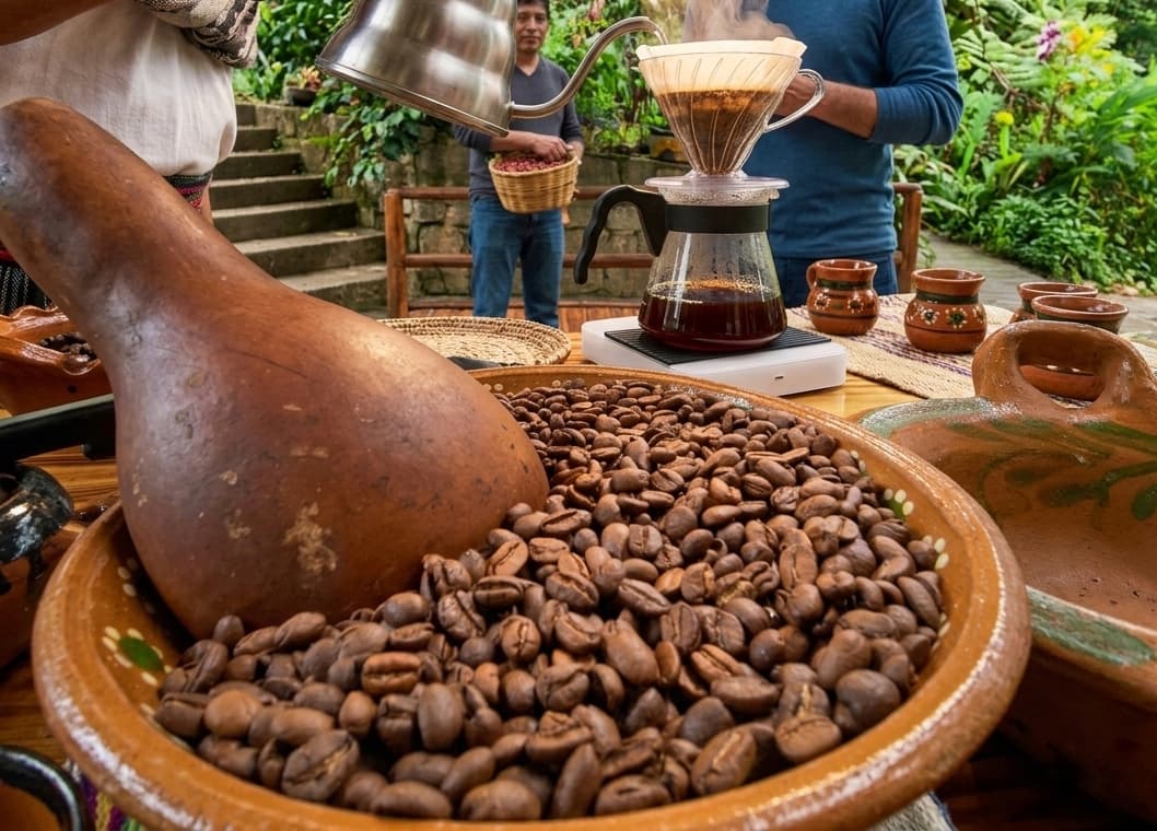 Café de Altura Marsellesa — grano bajo sombra Cuetzalan