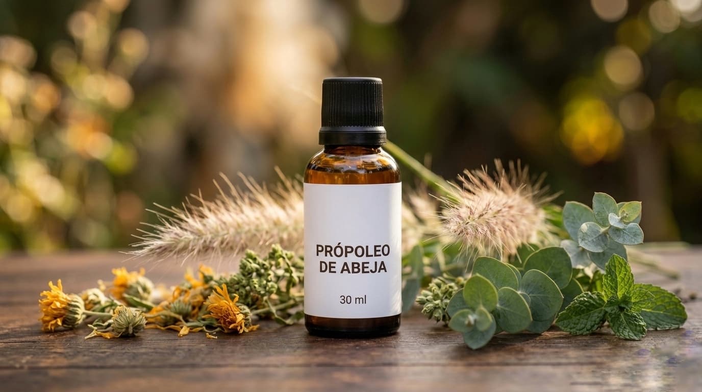 Propóleo Herbal — tintura y spray de colmena meliponina
